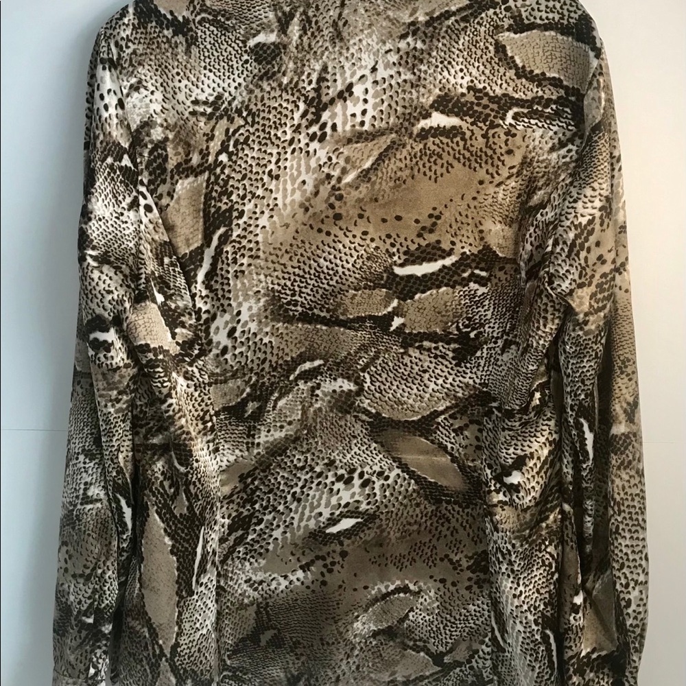 Jones New York Animal Print Blouse - Picture 2 of 6